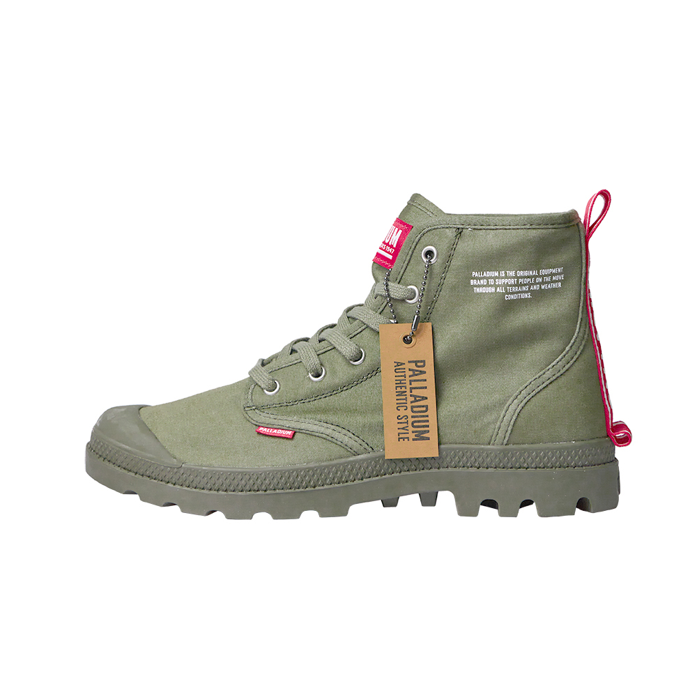 palladium pampa hi dark olive