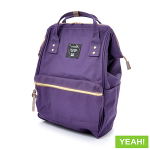 ANELLO CANVAS RUCKSACK PURPLE YEAH