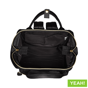 ANELLO LEATHER RUCKSACK BLACK YEAH!