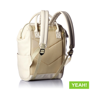 anello Faux Leather Mini Backpack - Ivory/Pink Beige (AT-B1212 I/P