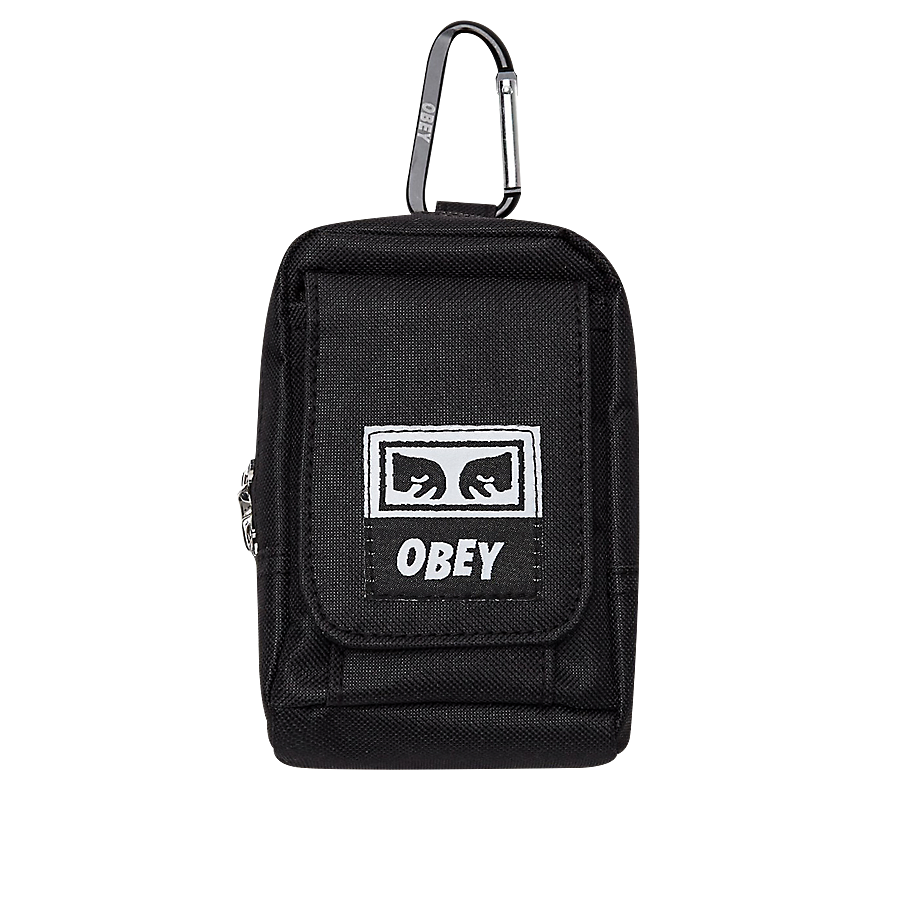 OBEY DROP OUT UTILITY BAG BLACK YEAH