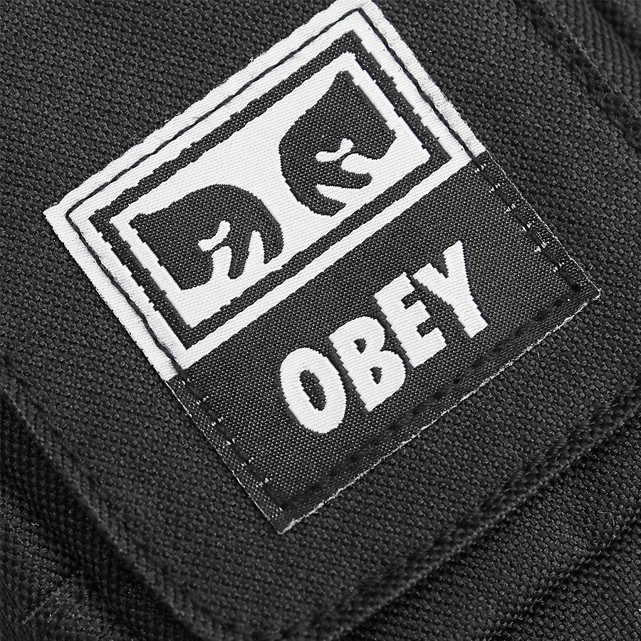 OBEY DROP OUT UTILITY BAG BLACK YEAH