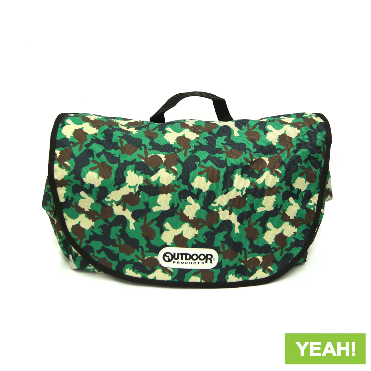 OUTDOOR CAMO SHOULDER BAG CAMO (GREEN) YEAH!