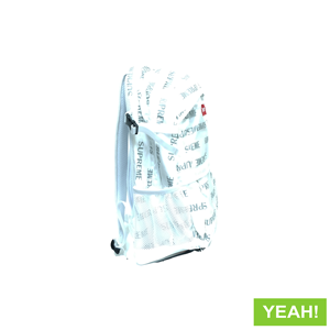 Supreme 3m reflective 2025 repeat backpack white