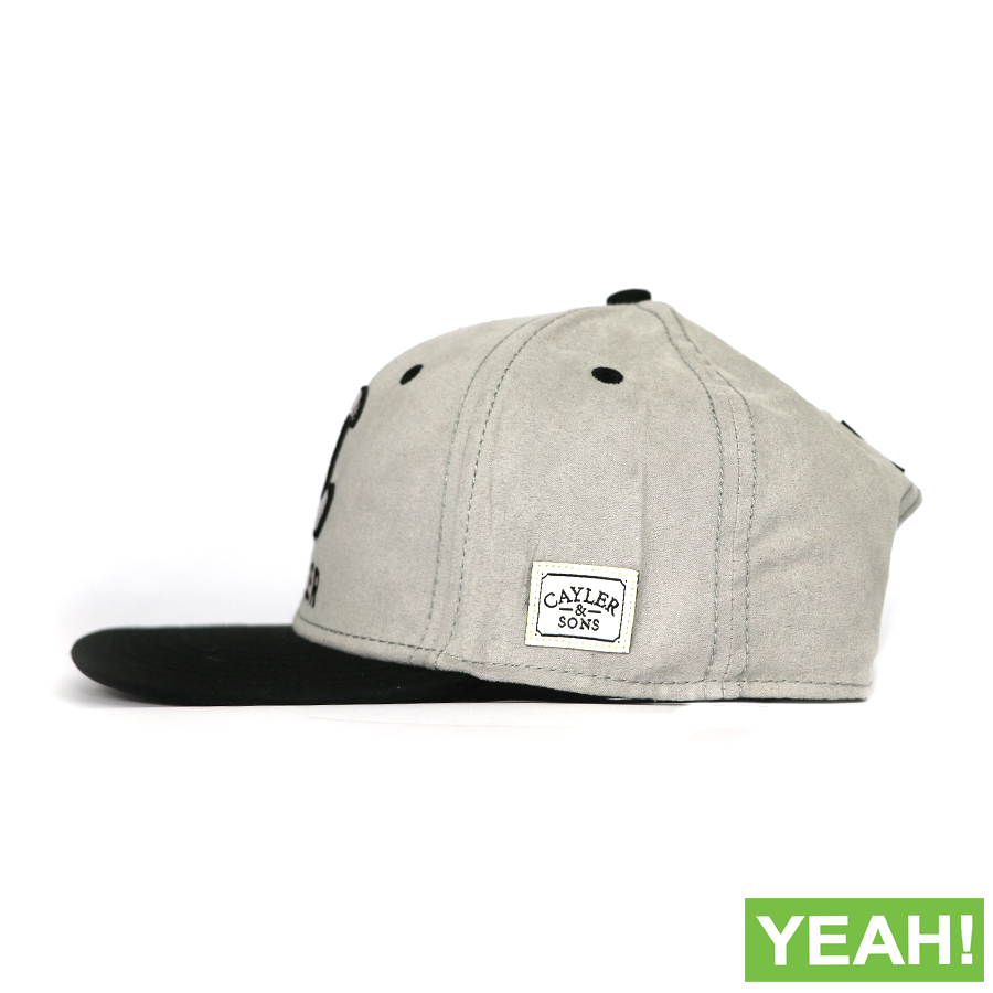 Grey store suede hat