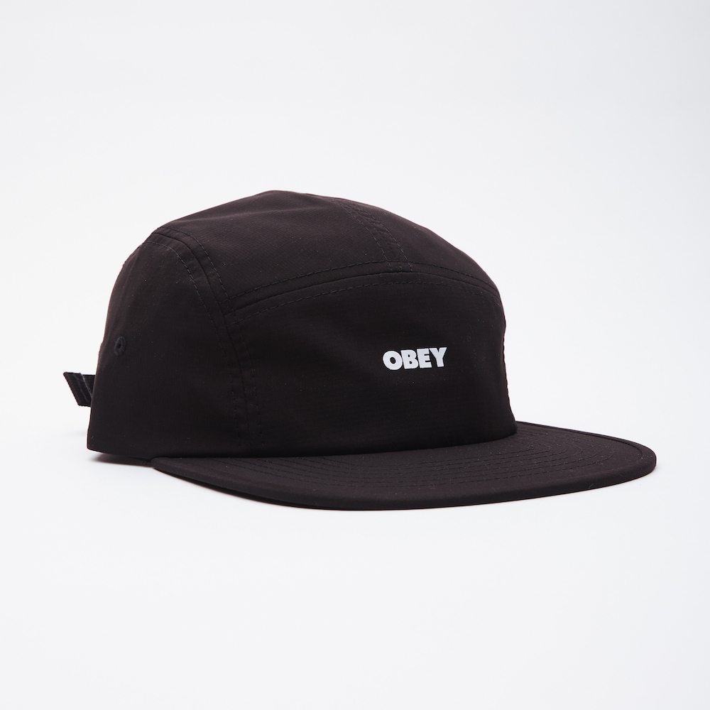 OBEY BOLD RIPSTOP CAMP HAT BLACK | YEAH!
