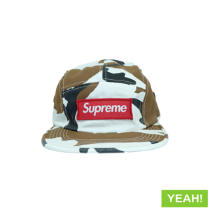 SUPREME CAMO CAMP CAP WHITE CAMO YEAH