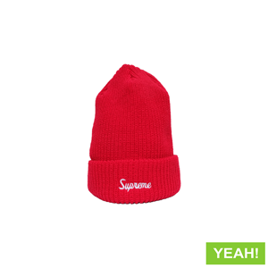 Supreme Reflective Loose Gauge Beanie!!FW17!! RED COLOR! DEADSTOCK