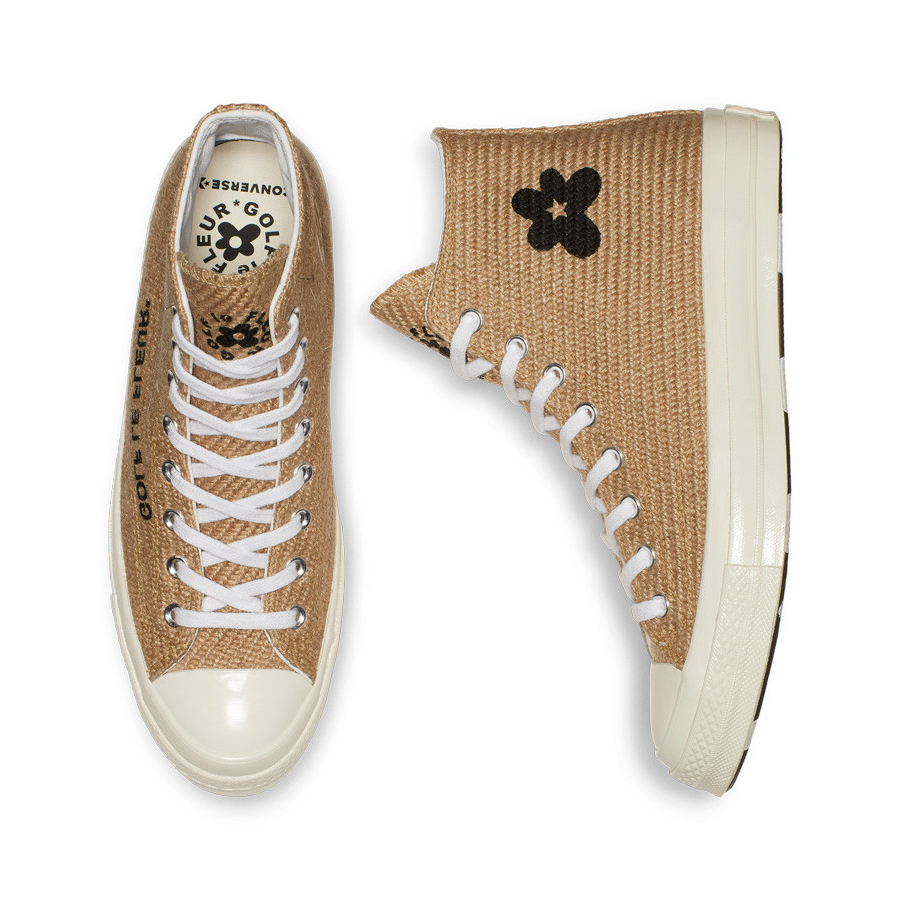CONVERSE CONVERSE X GOLF LE FLEUR CHUCK 70 HIGH TOP NATURAL YEAH