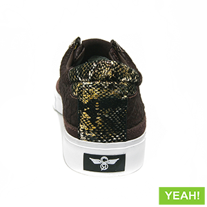 Creative Recreation Prio Shoes Sneakers Mens Burgandy Sz 11 Snake Print Calf Fur Creative Recreation | Shoes | Creative Recreation Prio  main image 3