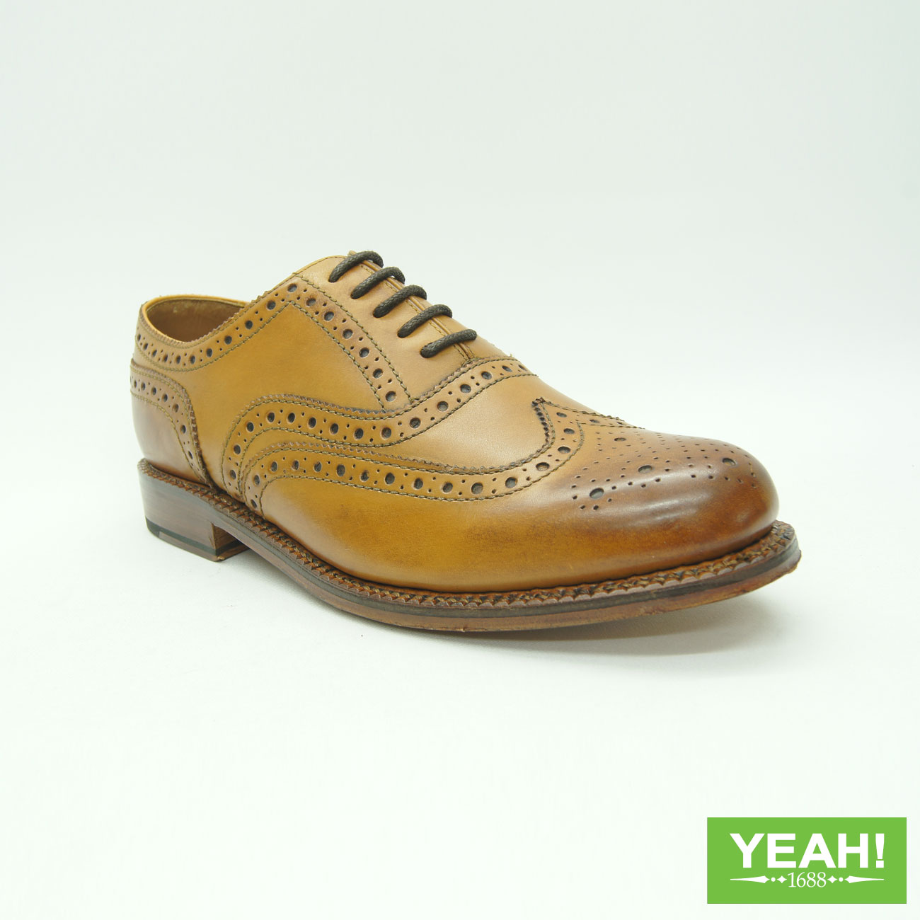 Grenson Stanley Brogue (Calf Leather) - Tan I URBAN EXCESS. – URBAN EXCESS  USA