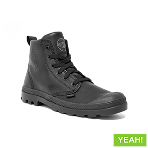 Palladium Pampa Zip Leather Mixte - Bottines Sneakers En Cuir Grainé Élégantes Et Robuste