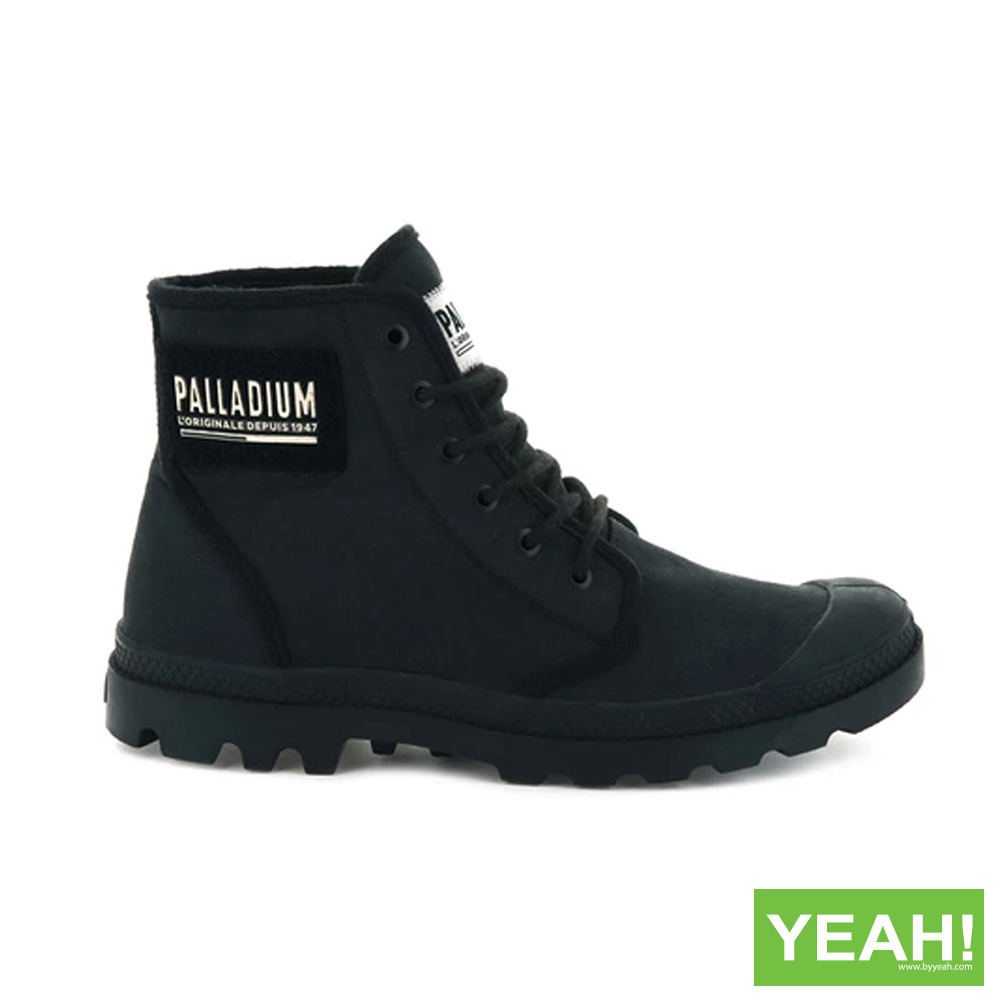 PALLADIUM PAMPA HI TC 2.0 BLACK | YEAH!