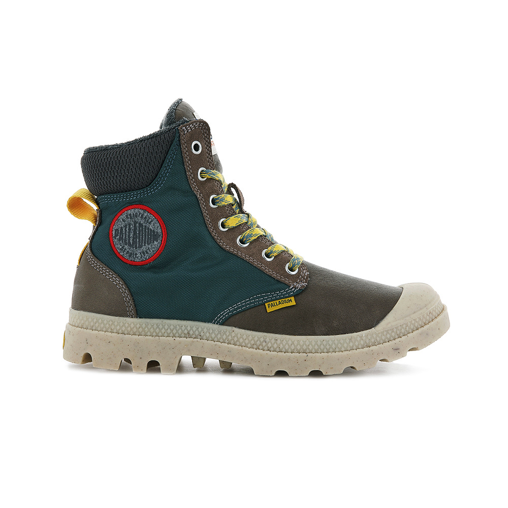 Palladium Heren Pallarider SC WP enkellaars, Olive Night Beluga, 43 EU Palladium Heren Pallarider SC WP enkellaars, Olive Night Beluga, 43 EU