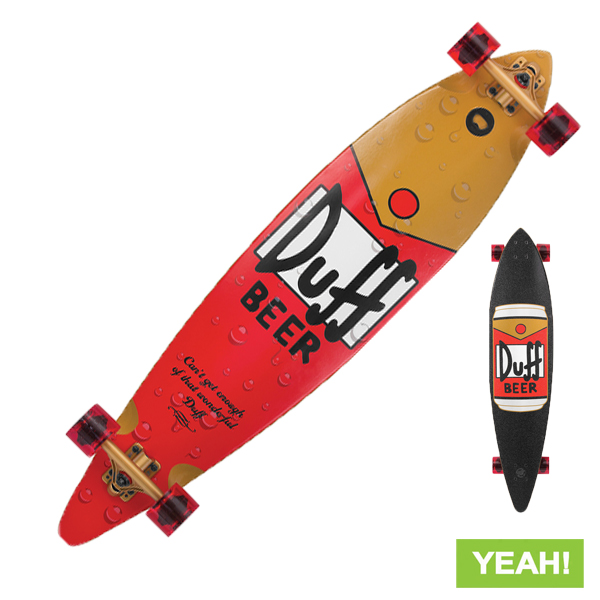 SANTA CRUZ SIMPSONS DUFF PINTAIL CRUZER ASSORTED YEAH