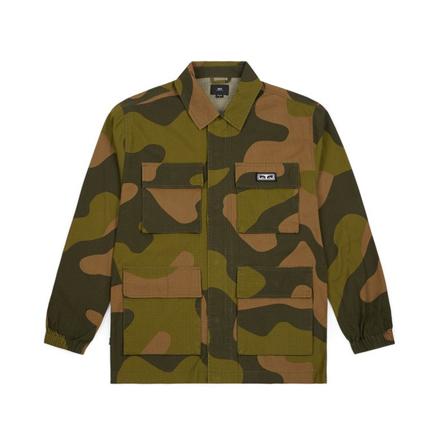 ☆安心の定価販売☆】 OBEY ジャケット オベイ CAMO Jacket BDU RiseUp